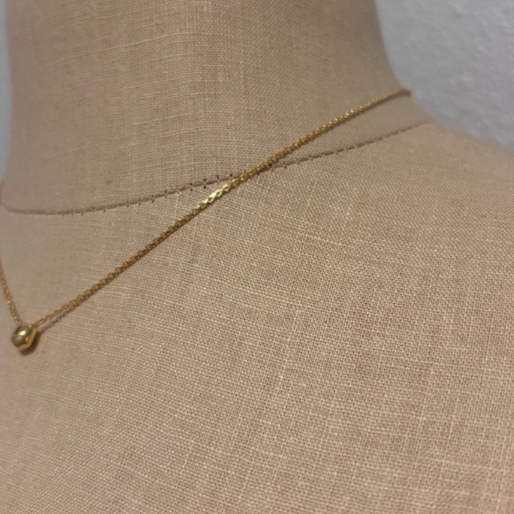 ✨SOLD✨ Kendra Scott Davie Necklace Rock Crystal 18K Gold Vermeil - Picture 11 of 11